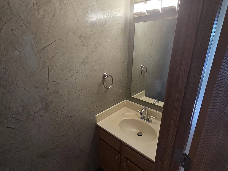 First floor half bath