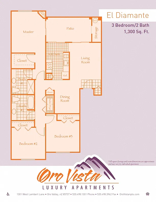 Floor plan El Diamante
