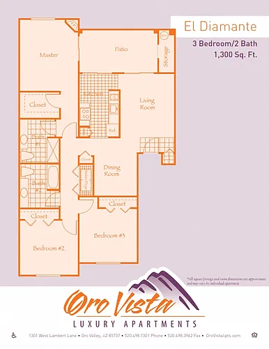 Floor plan El Diamante