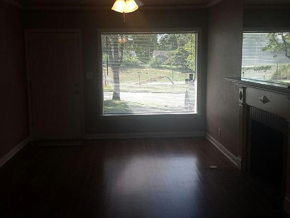 Living room with picture window
