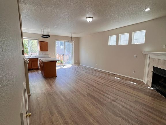 Great room, living space with gas fireplace