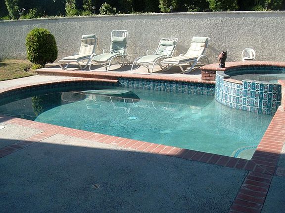 pool jacuzzi combo will be freshly painted!