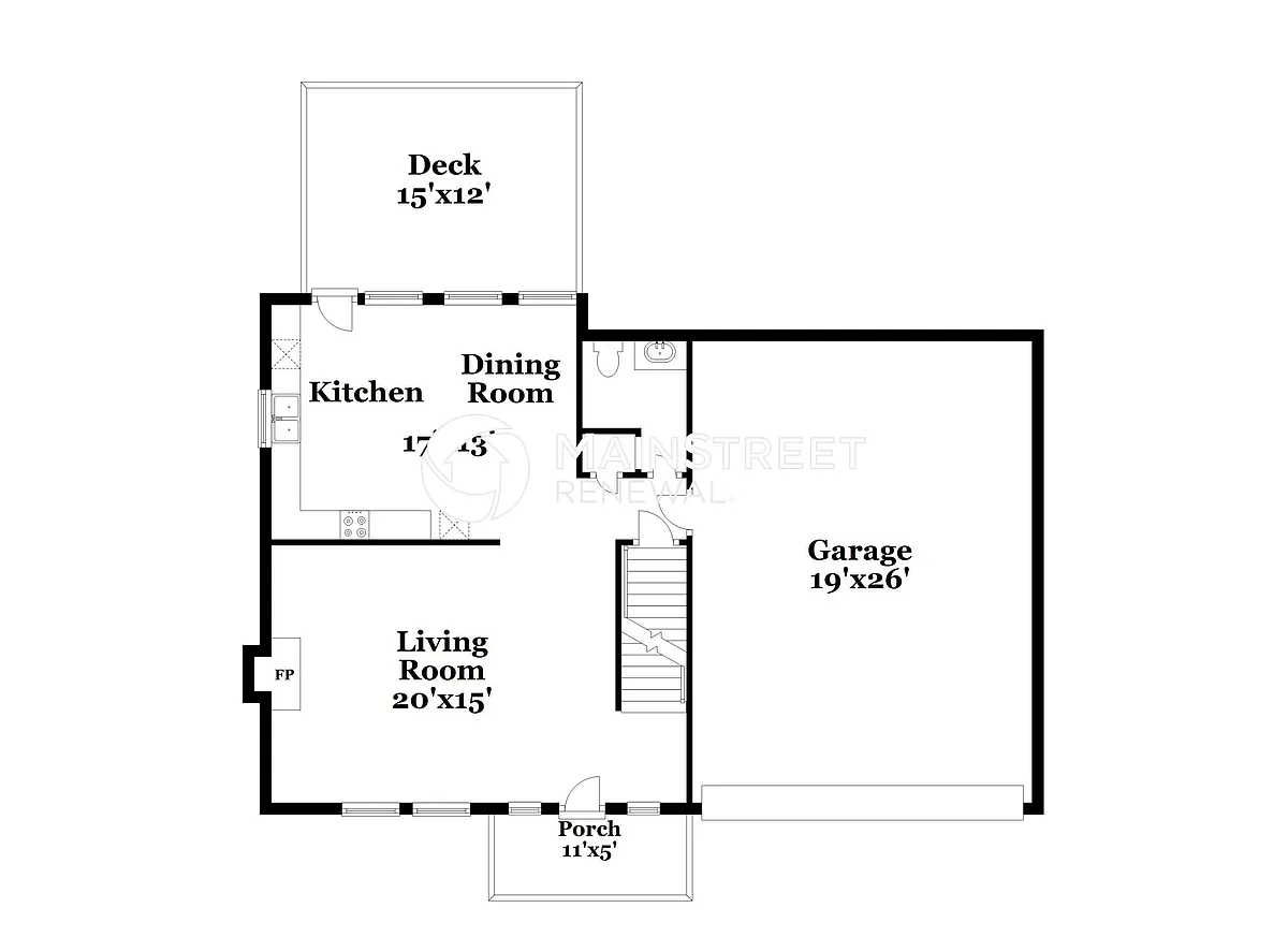 Floor Plan - 21822 S Vine St