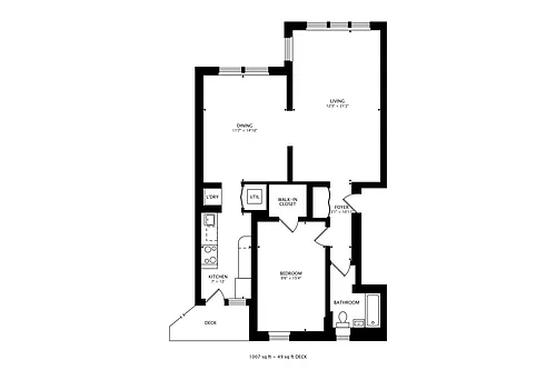 Floor plan The Prarie