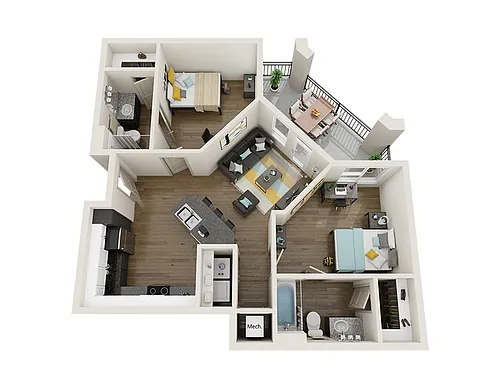 Floor plan B2