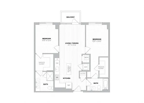 Floor plan Dylan 2C