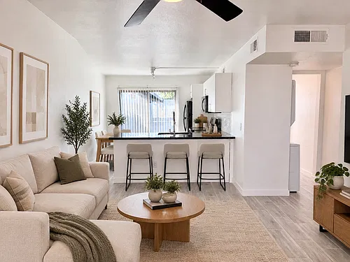 Floor plan Unit 17 - Backyard