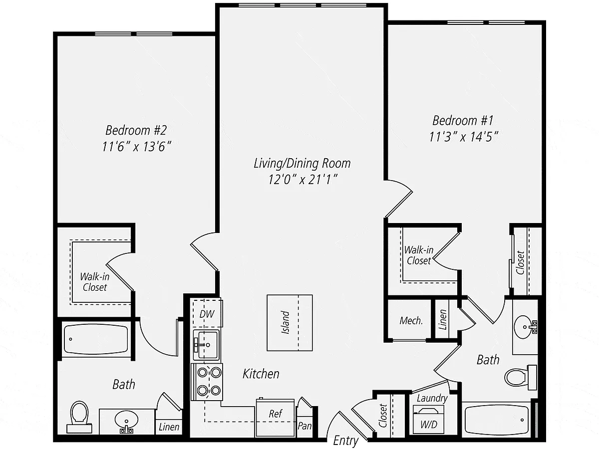 Floor plan B21
