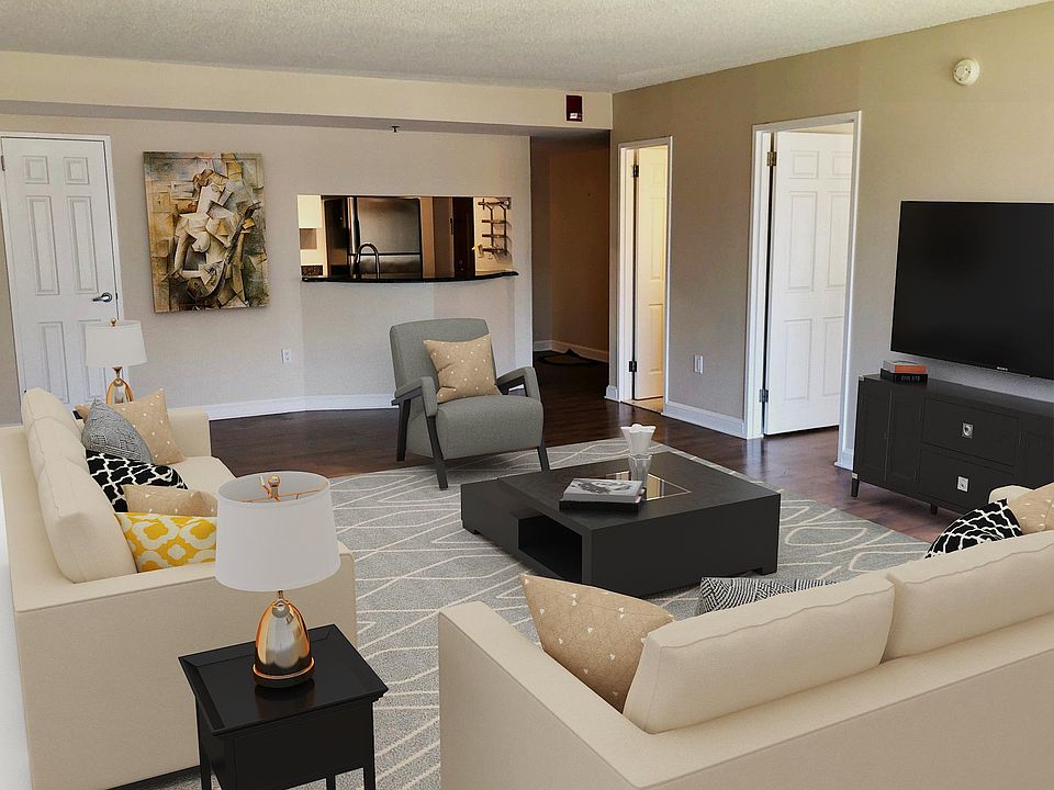 Living room staged 