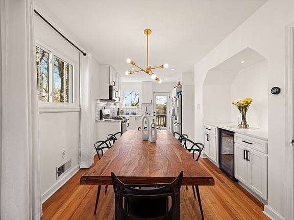 Dining room + bar (with beverage fridge)