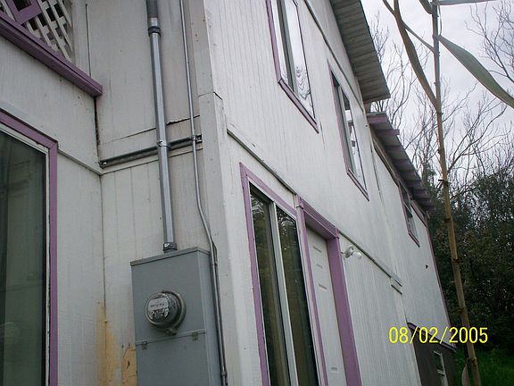 East side and back entrance