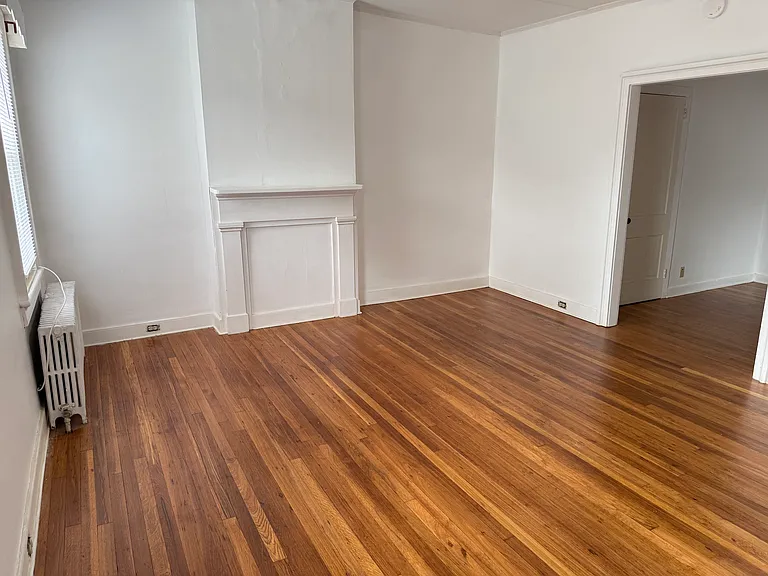 Gleaming hardwood floors were just refinished