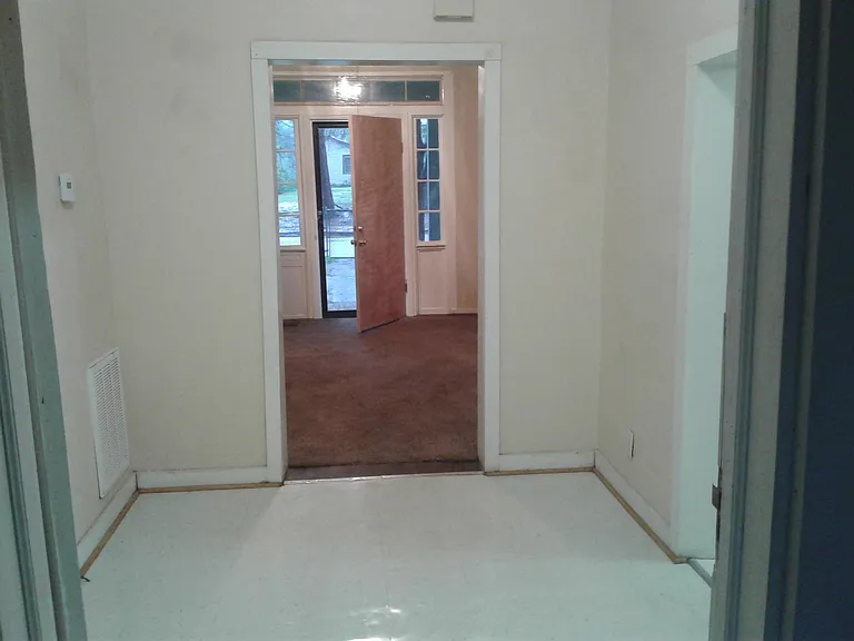 From standing in laundry room looking to front door
