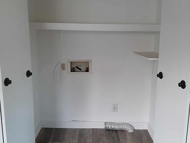 Washer/Dryer hookup in kitchen