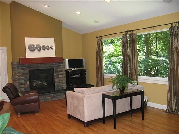 Living Area with Fireplace