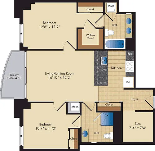 Floor plan Kirkwood