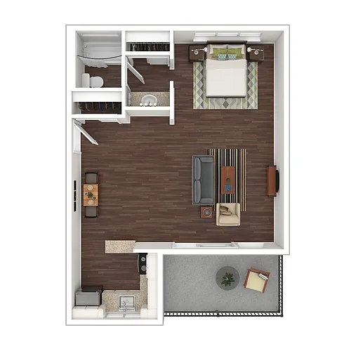Floor plan Studio