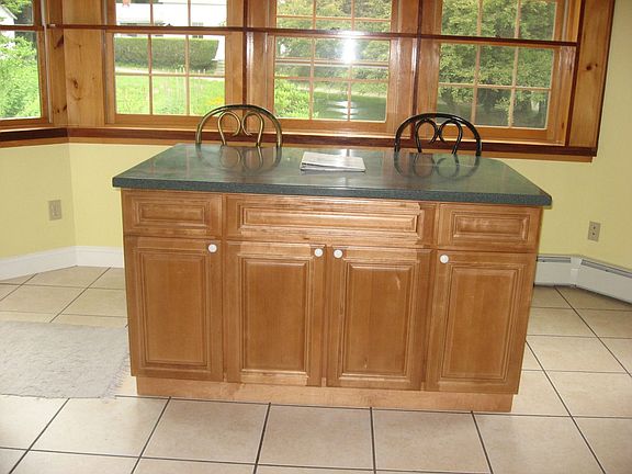 kitchen island area
