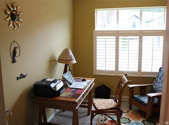 Office off of entry with closet works as a 3rd bedroom.
