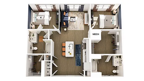 Floor plan B1A