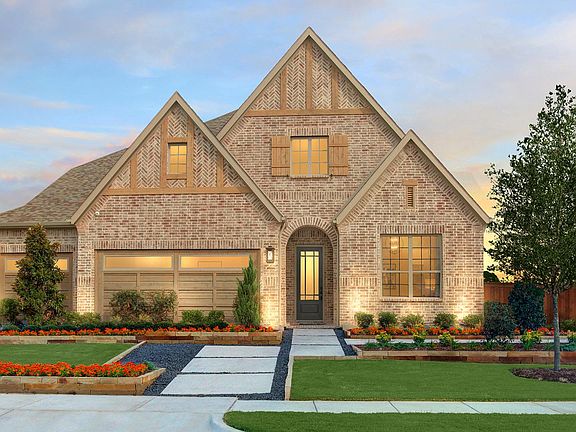 Custom two-story brick home