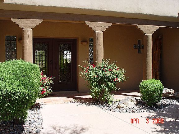 outside