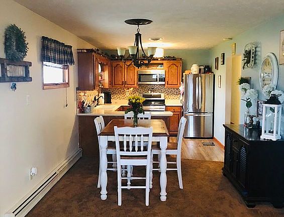 Living room into kitchen 