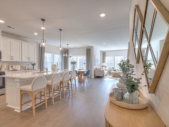 The open-concept floorplan makes entertaining easy.