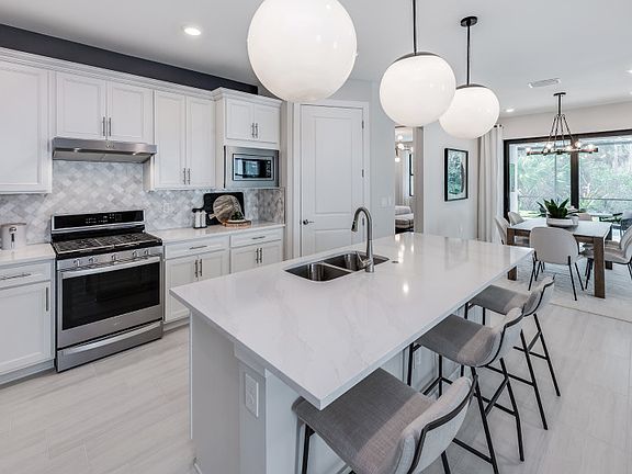 Bright open kitchen