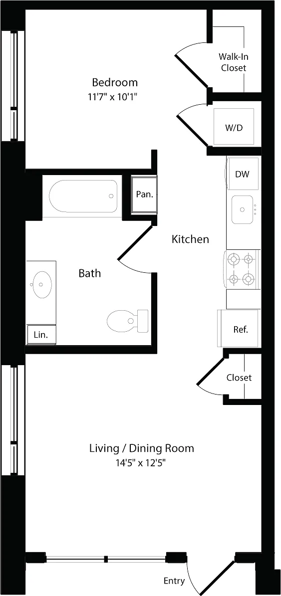 Floor plan LW1 East- Floor 1