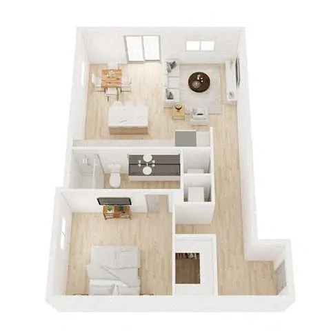 Floor plan Gold-Steel Lofts