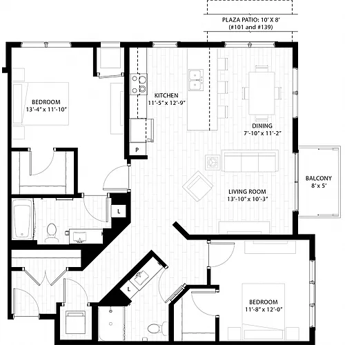 Floor plan The Superior