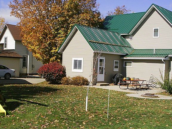 Back view of the house