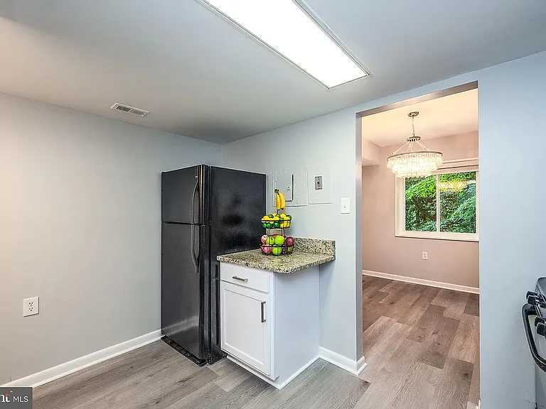 Kitchen into Dining room