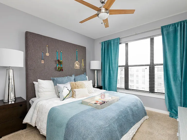 Master Bedroom with Oversized Windows
