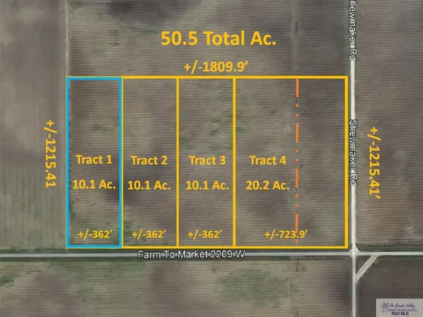 TRACT 1 Fm 2209, San Perlita, TX 78590