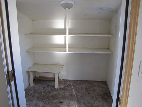 back half of porch/shelving