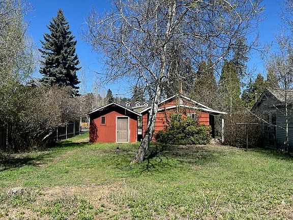 Backside of home with alley access>
