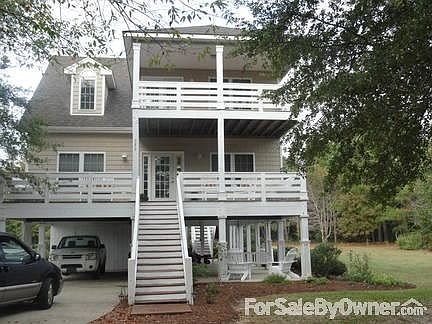 Front of home
						:
						2 story built on pilings with plenty of entertaining space beneath.
