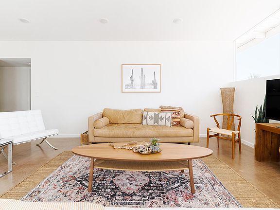 Mid-Century Mod Home for Rent $6K/mo 3 bed 2 bath, 4 beds, heated pool ; Old Town Scottsdale