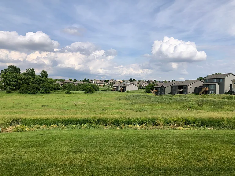Meadow view from the deck