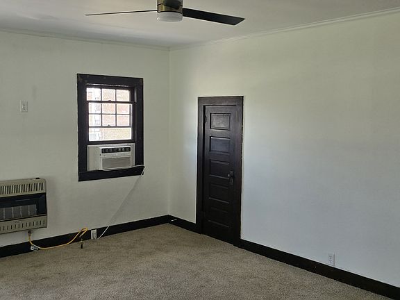 Living room with closet
