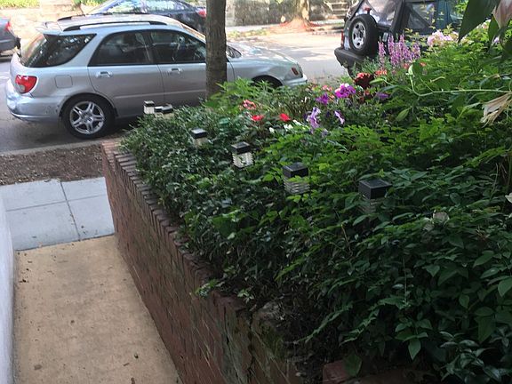 Entry Walk - Summer view to street