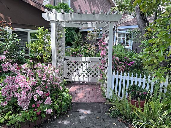 Entry gate to studio
