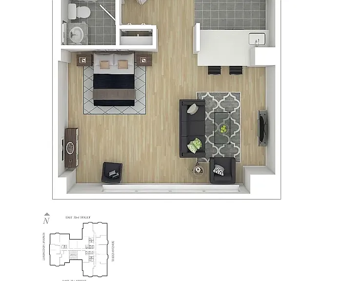155 E 31st St #E25J — Photo 13