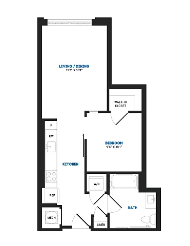 Floor plan A7A - Chase