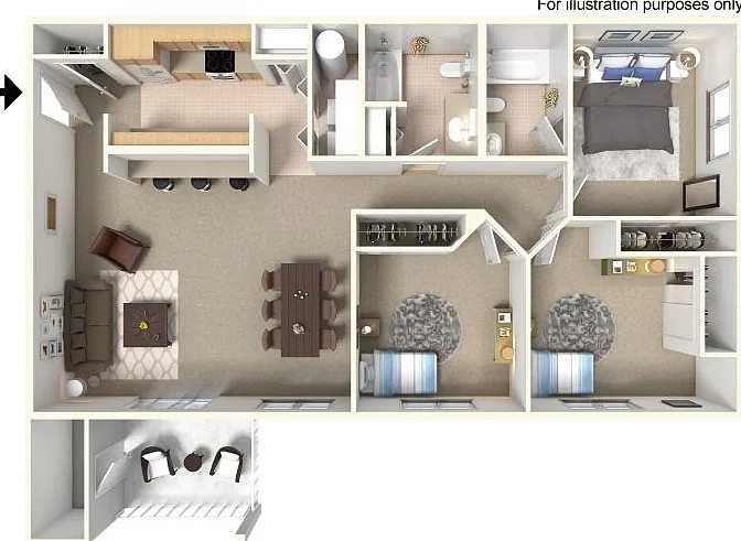 Hawks Ridge Apartments — Photo 4