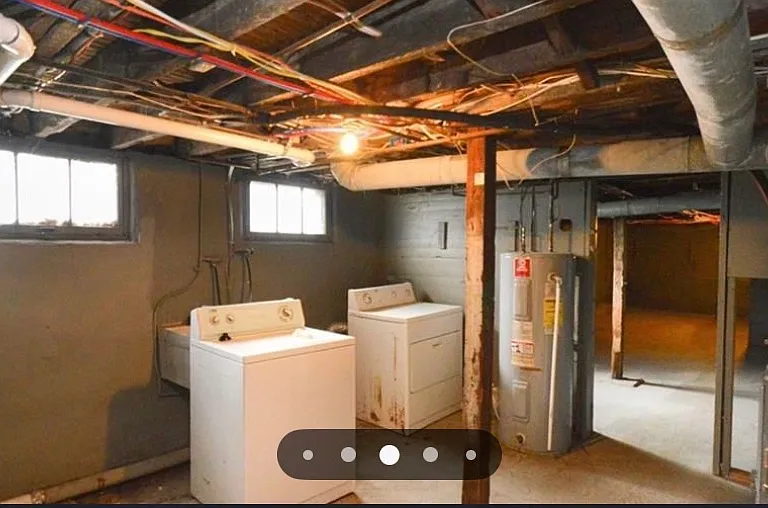 Basement continued. *washer and dryer no longer functional*. new laundry space upstairs with hookups.