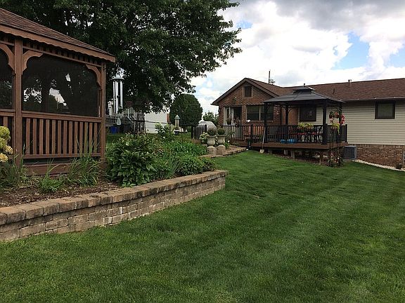 Beautiful gated backyard
