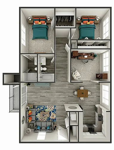 Floor plan Vail w/Den